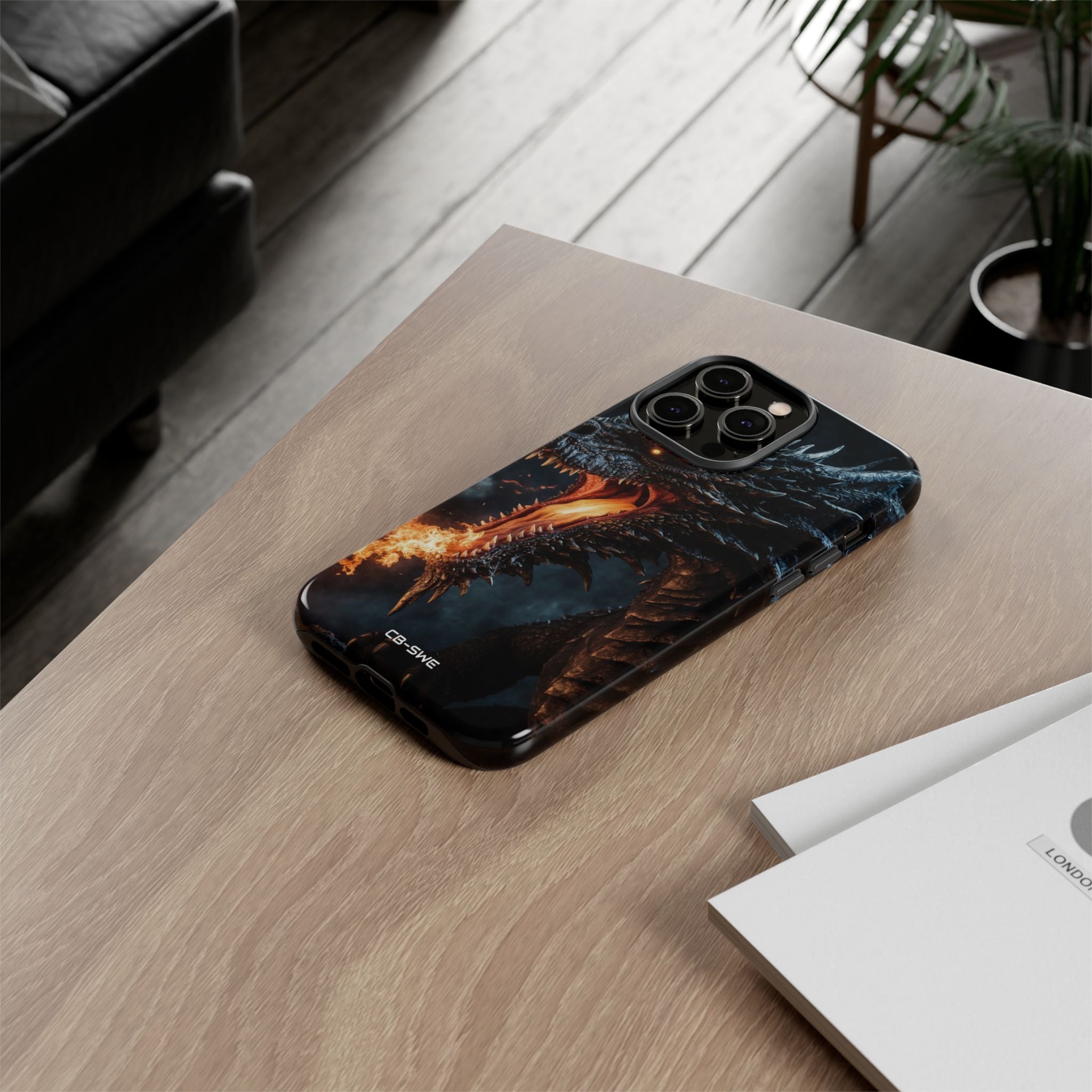 Fiery Breath Erupts - iPhone Case