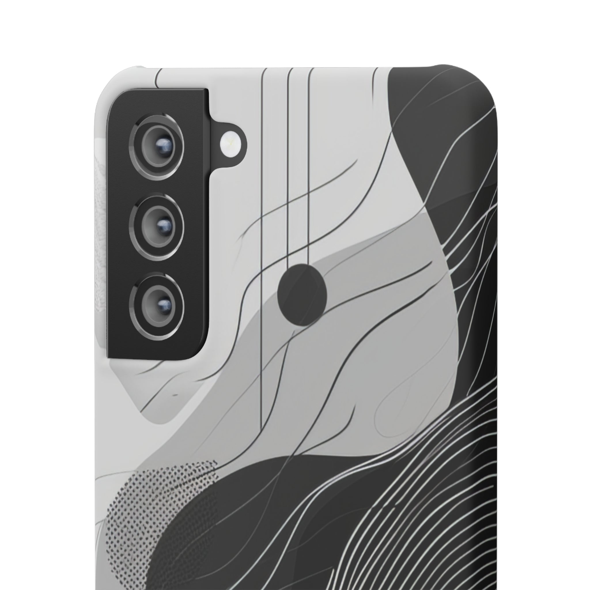 Monochrome Elegance | Slim Phone Case for Samsung