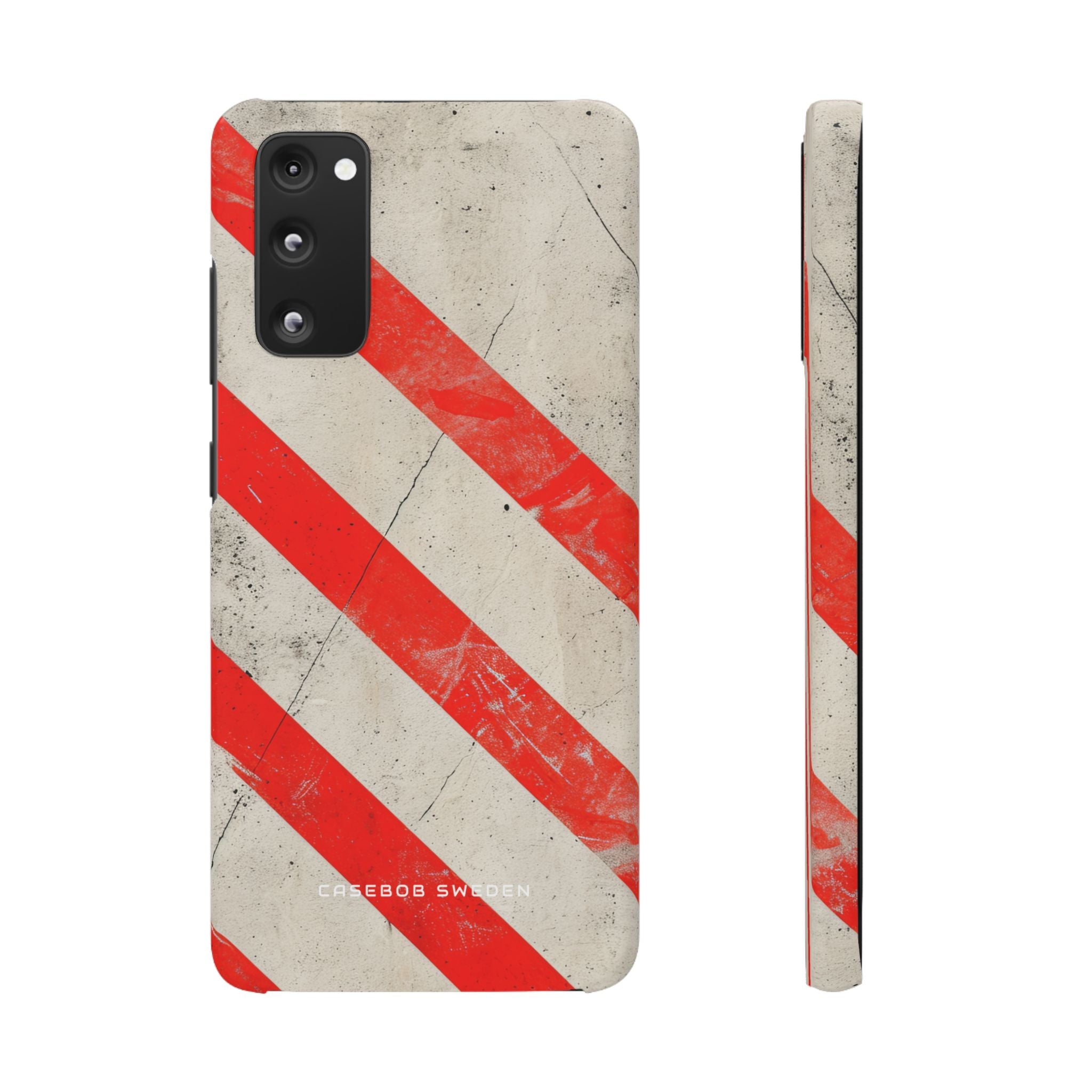 Striker Crimson Stripes Samsung S20 - Slim Phone Case