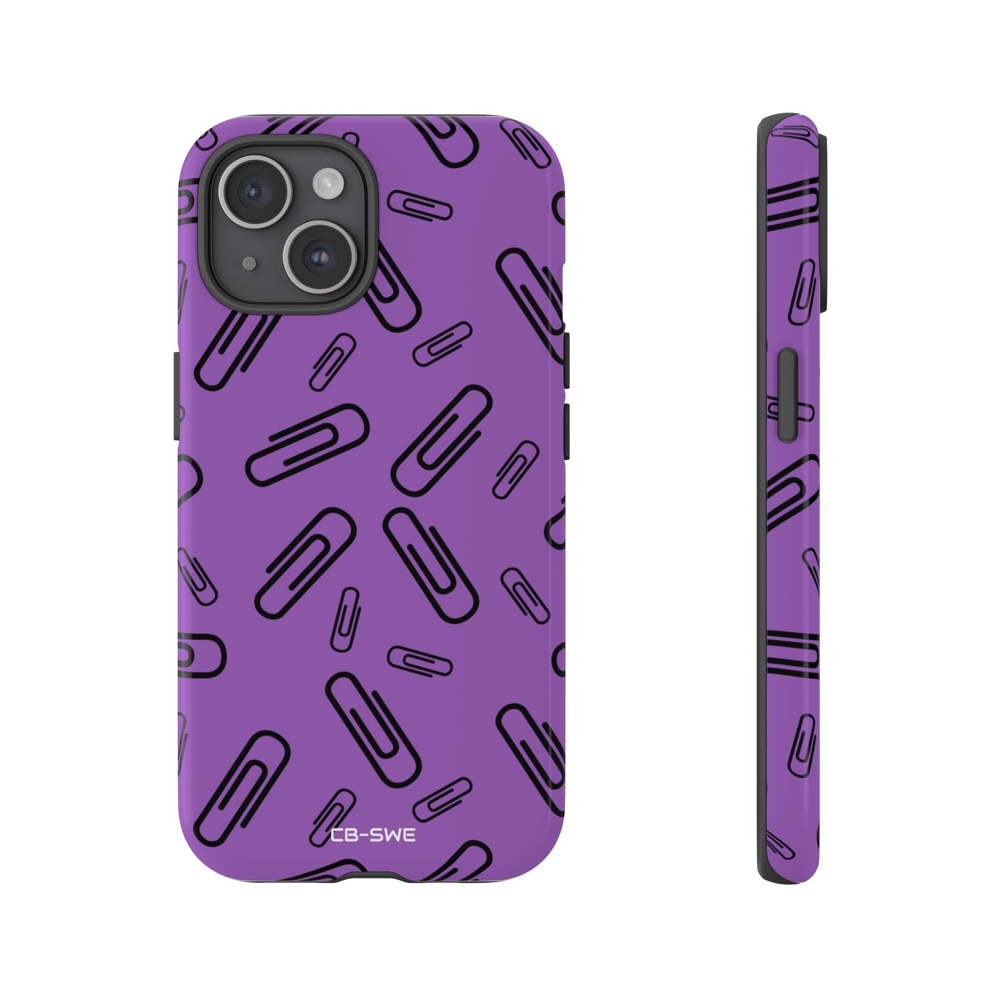 Paperclips Dance Playfully - iPhone Case
