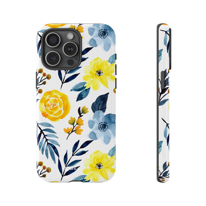 Golden Bloom iPhone 15 Pro Max Case - Tough