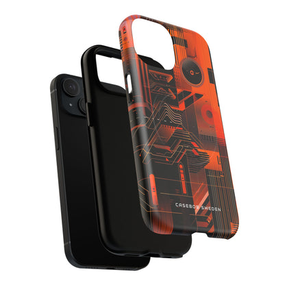 Gradient Circuitburst iPhone 15 | Tough+ Phone Case