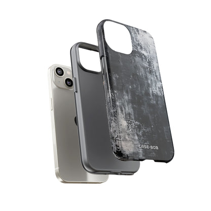 Textured Blackscape iPhone 14 Case - Tough