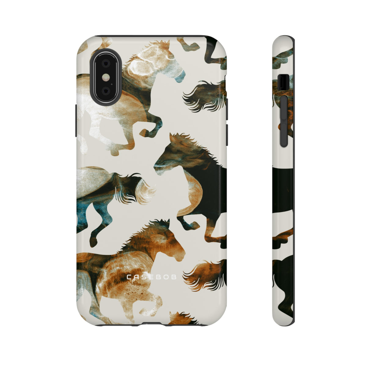 Tie Dye Horses - Protective Phone Case