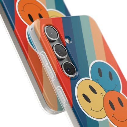 Triple Smile Breeze Samsung S24 Case - Soft
