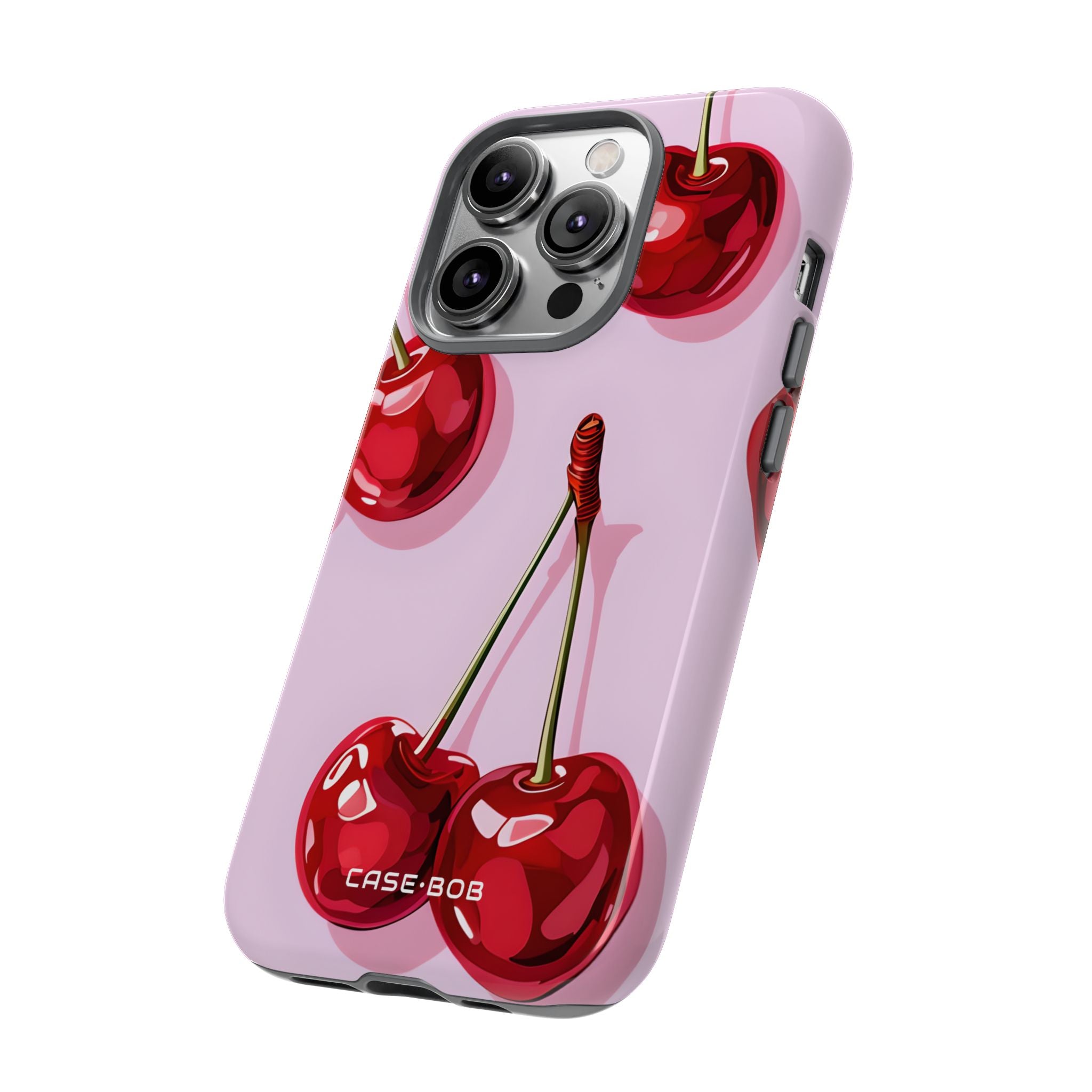 Glossy Cherry Burst iPhone 14 Pro Case - Tough