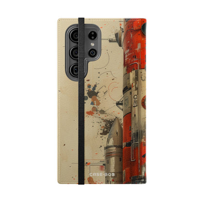 Crimson Rocket - Samsung S23 Ultra Case - Portemonnee