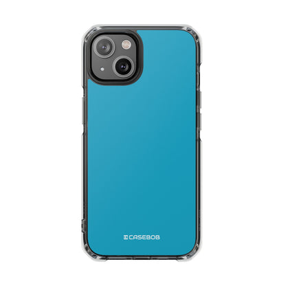 Pacific Blue - Clear Impact Case for iPhone