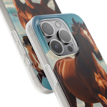Blazing Horse iPhone 15 Pro Case - Soft