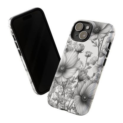 Vintage Floral Etching iPhone 15 - Robust