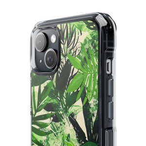 Pantone Greene Design | Handyhülle für iPhone (Clear Impact Case – magnetisch)