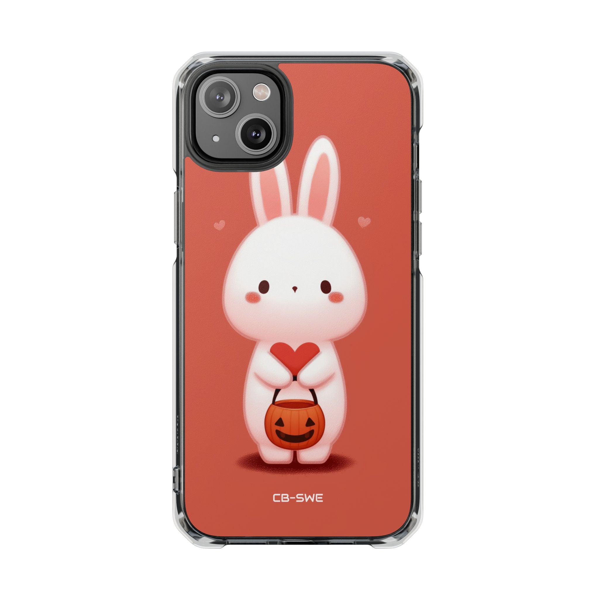 Bunny Holds Heart iPhone Case - Impact