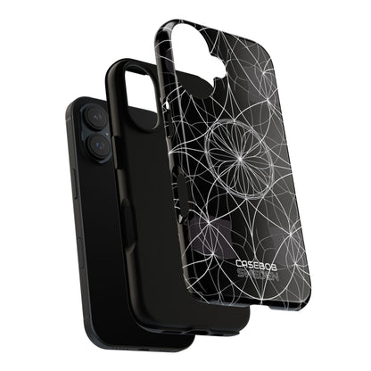 Symmetric Line Bloom iPhone 16 - Tough