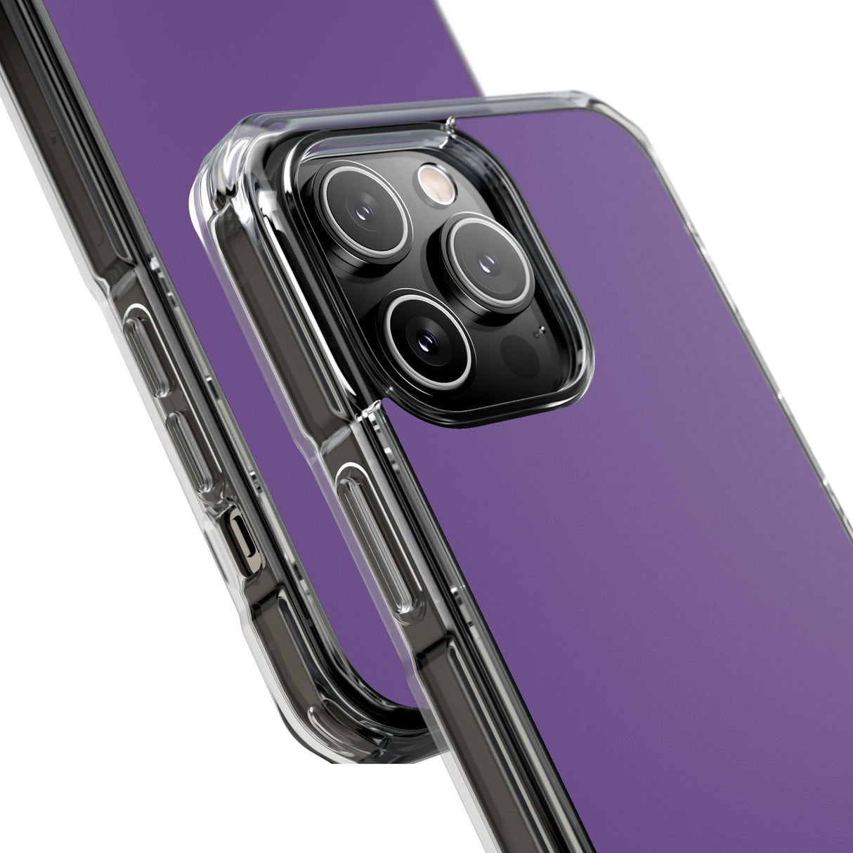 Dark Lavender | Handyhülle für iPhone (Clear Impact Case - Magnetisch)