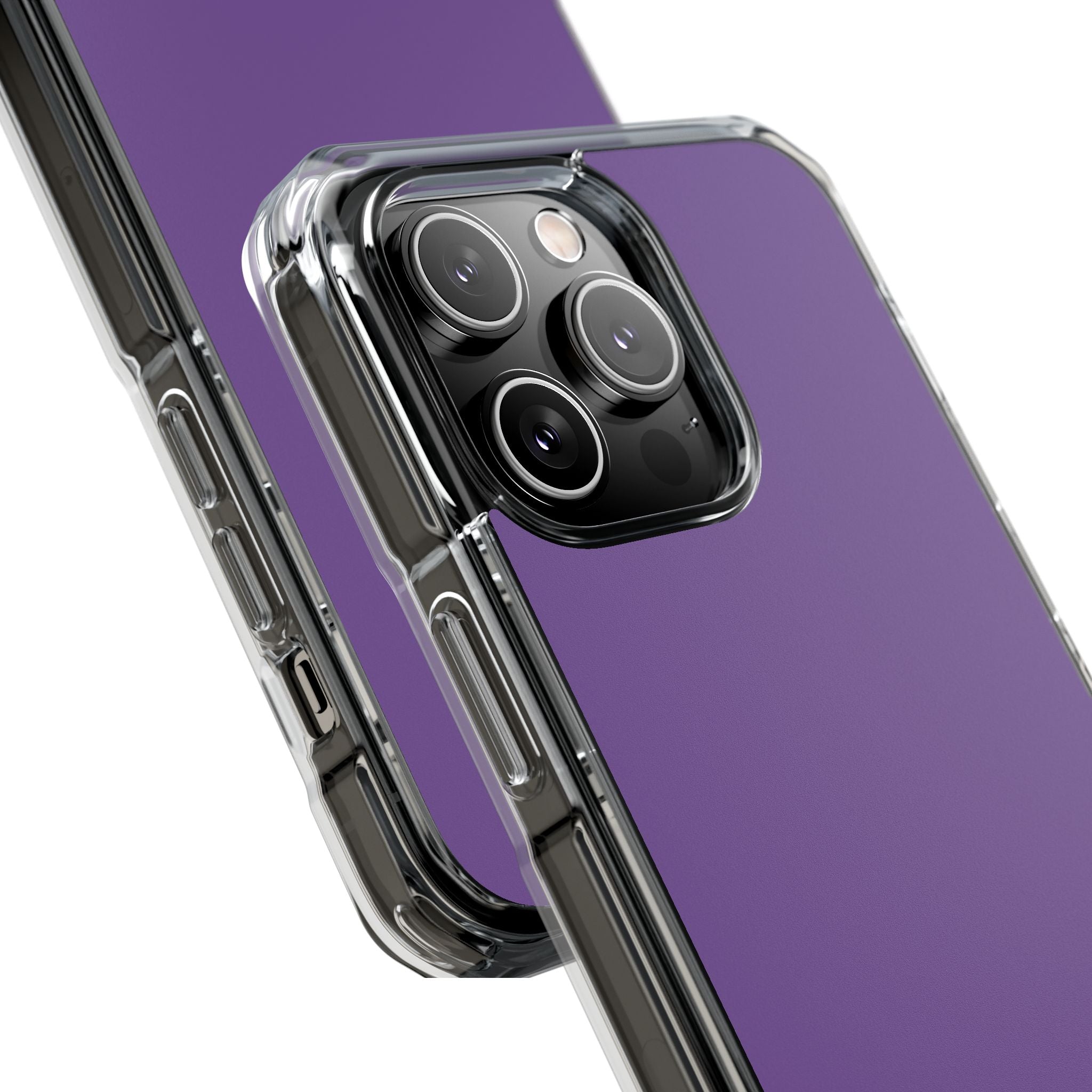 Dark Lavender - Clear Impact Case for iPhone