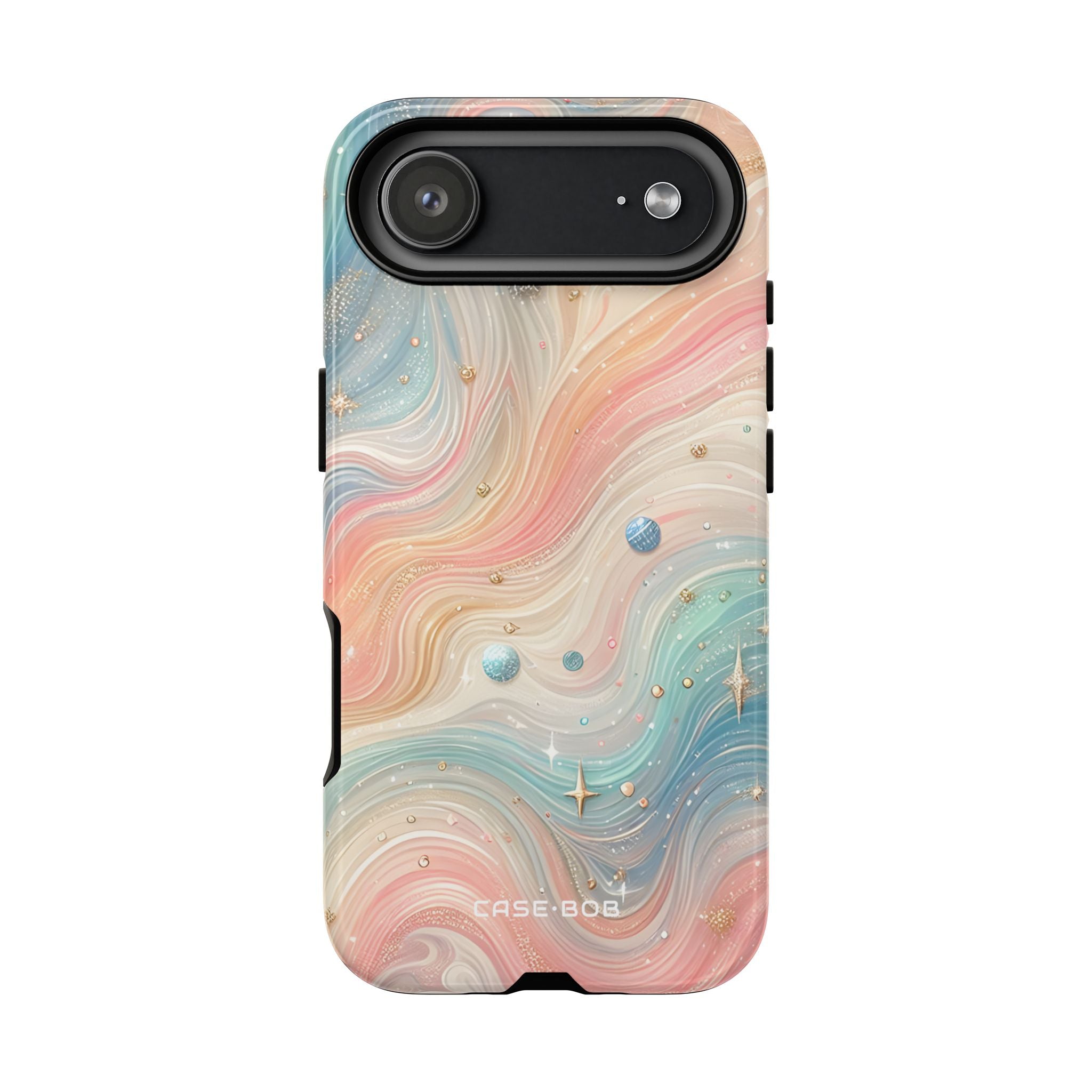 Iridescent Swirls iPhone 17 Air Case - Tough
