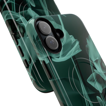 Teal Bloom Radiance iPhone 16 - Tough+