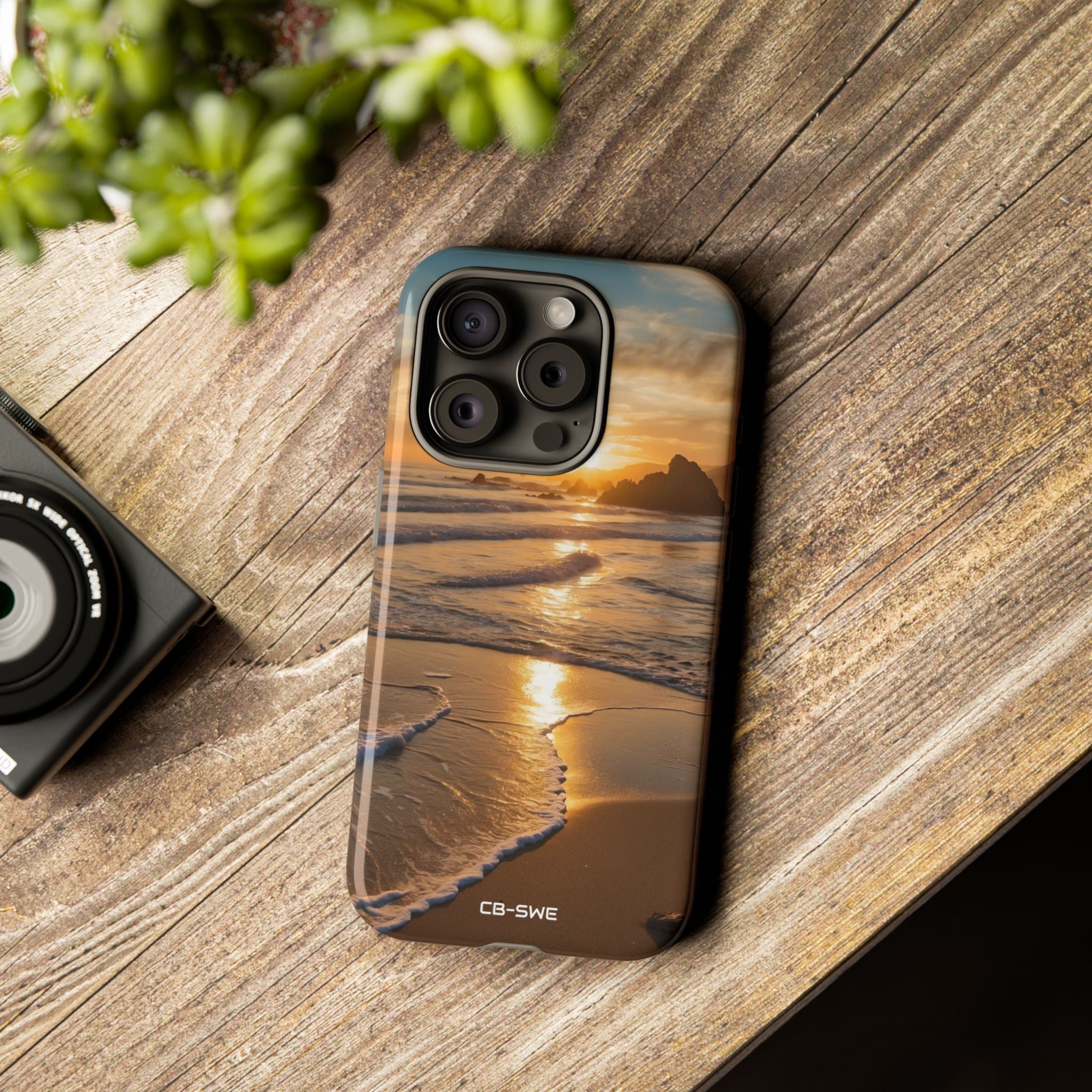 Waves Embrace Shore - iPhone Case