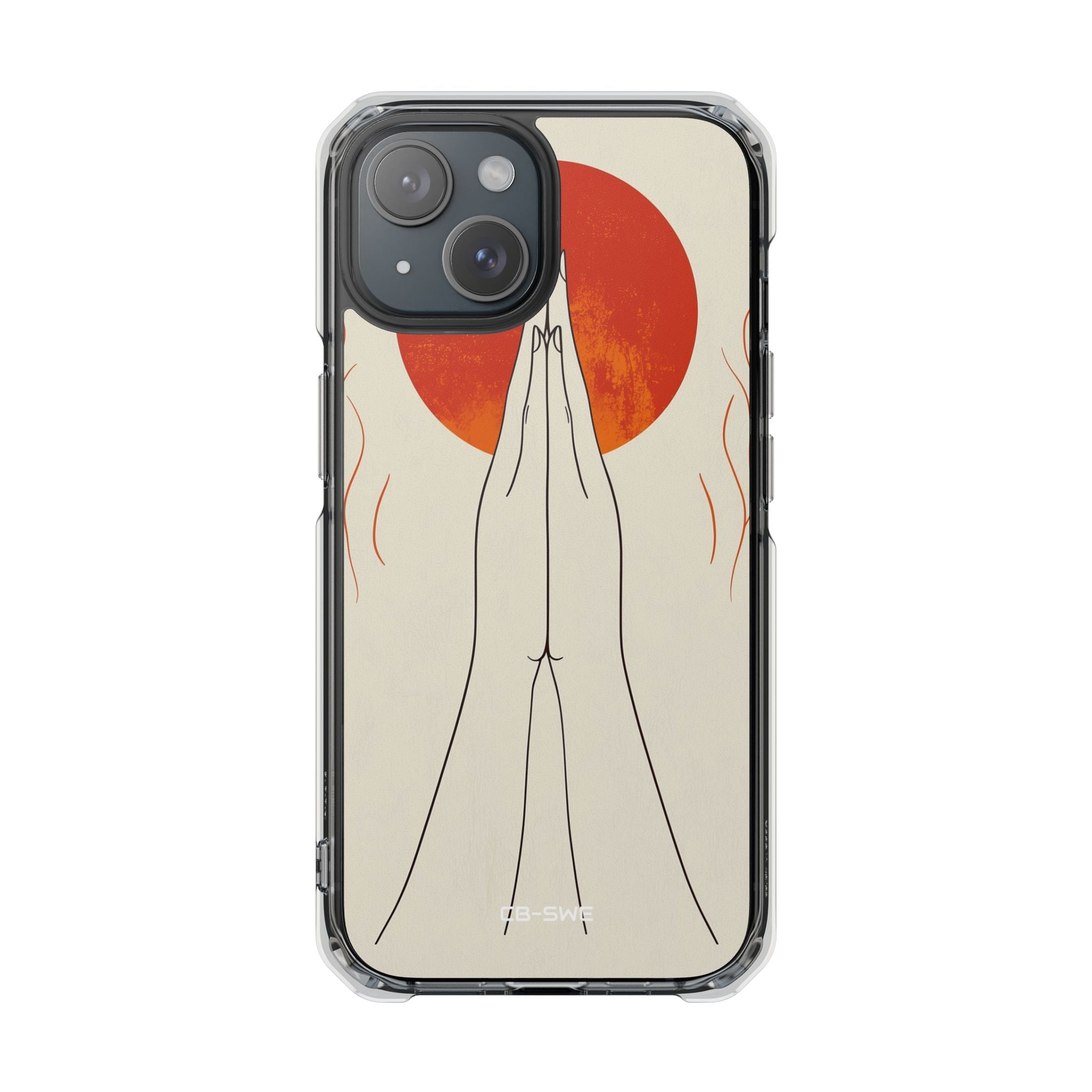 Hands Embrace Sun iPhone Case - Impact