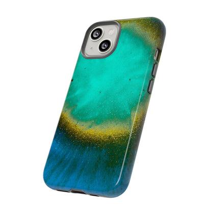 Green Yelly Ink Art iPhone Case (Protective) Phone Case