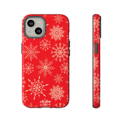 Snowflakes Dance Bright - iPhone Case
