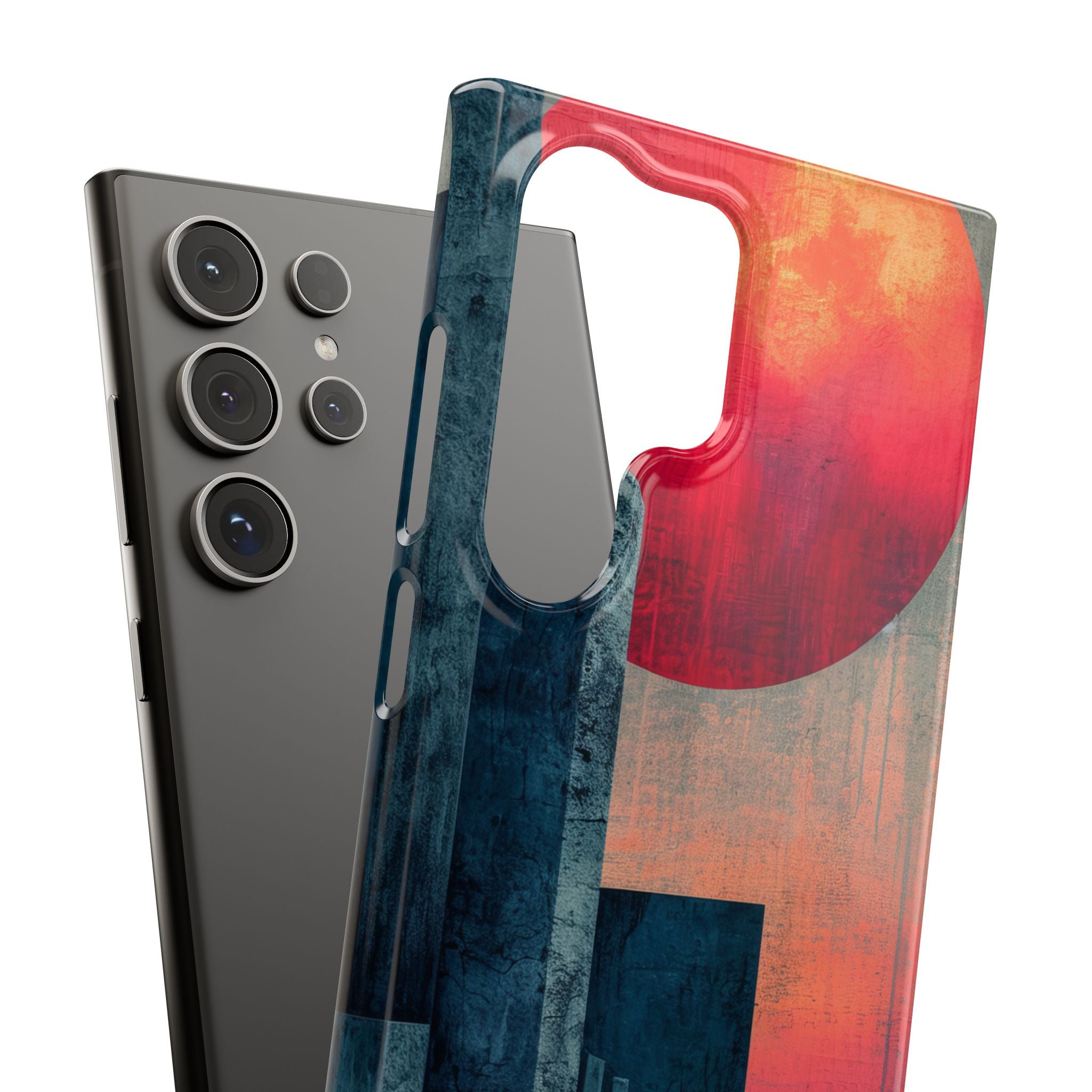 Abstract Geometric Skyline - Slim Samsung S24 Phone Case