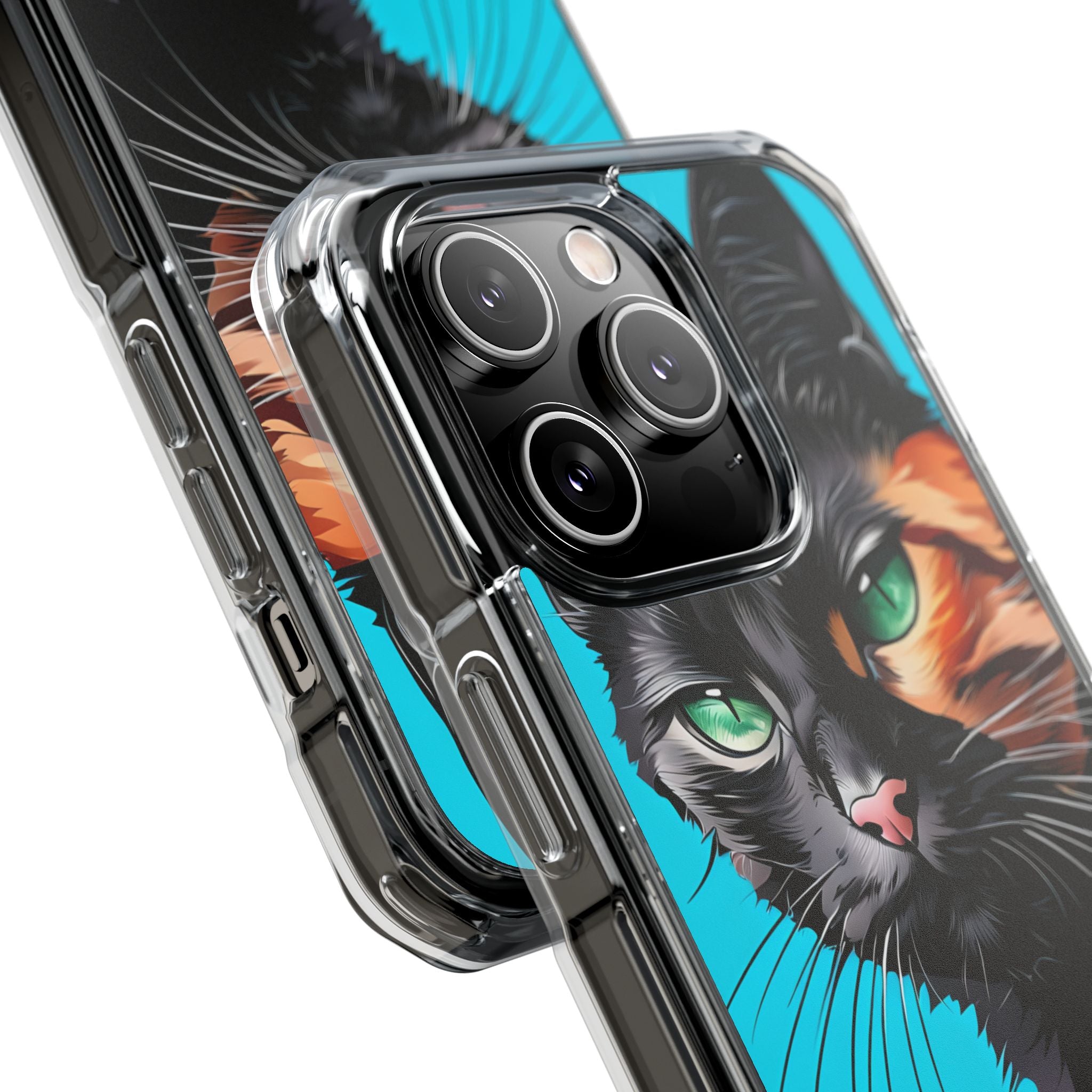 Curious Cat Stare iPhone Case - Impact