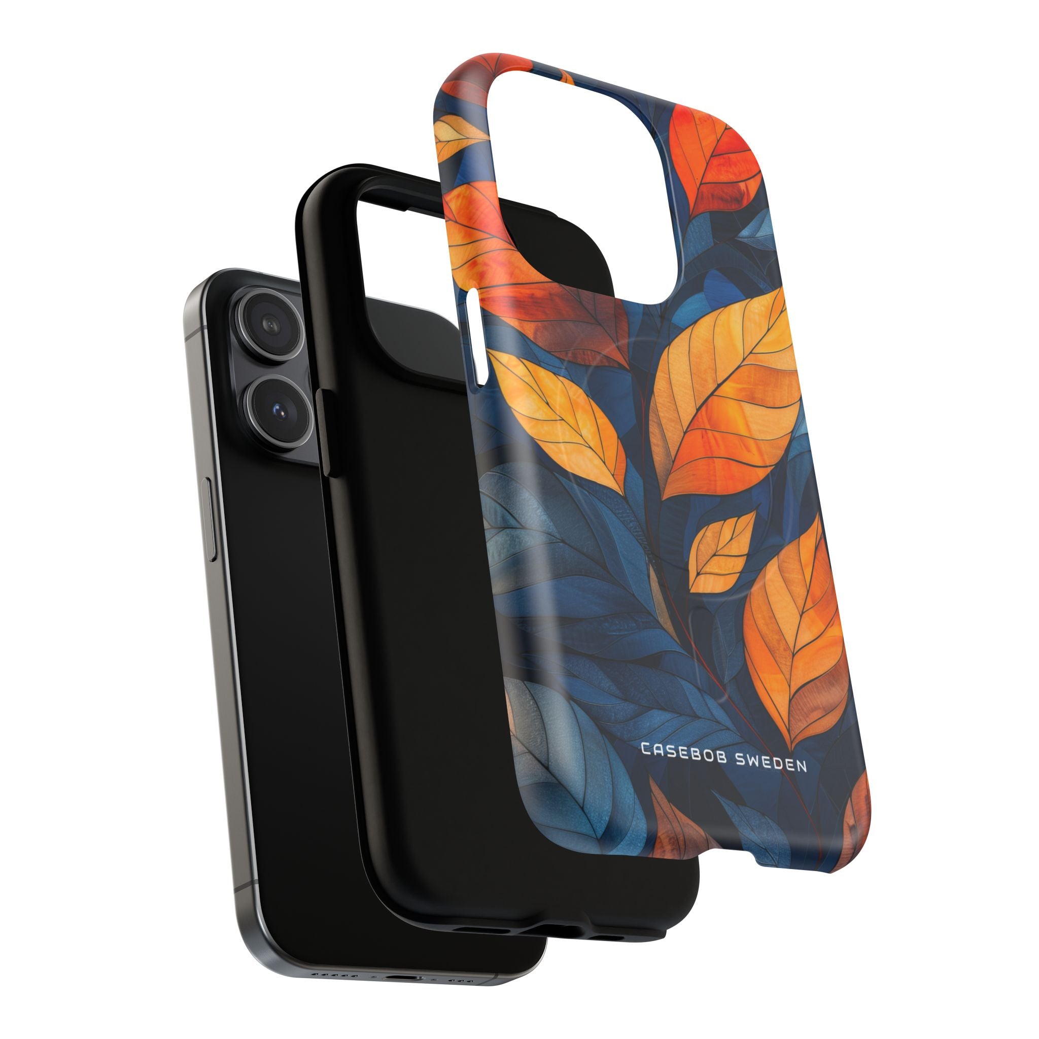 Stained Glass Blossoms iPhone 15 | Tough+ Phone Case