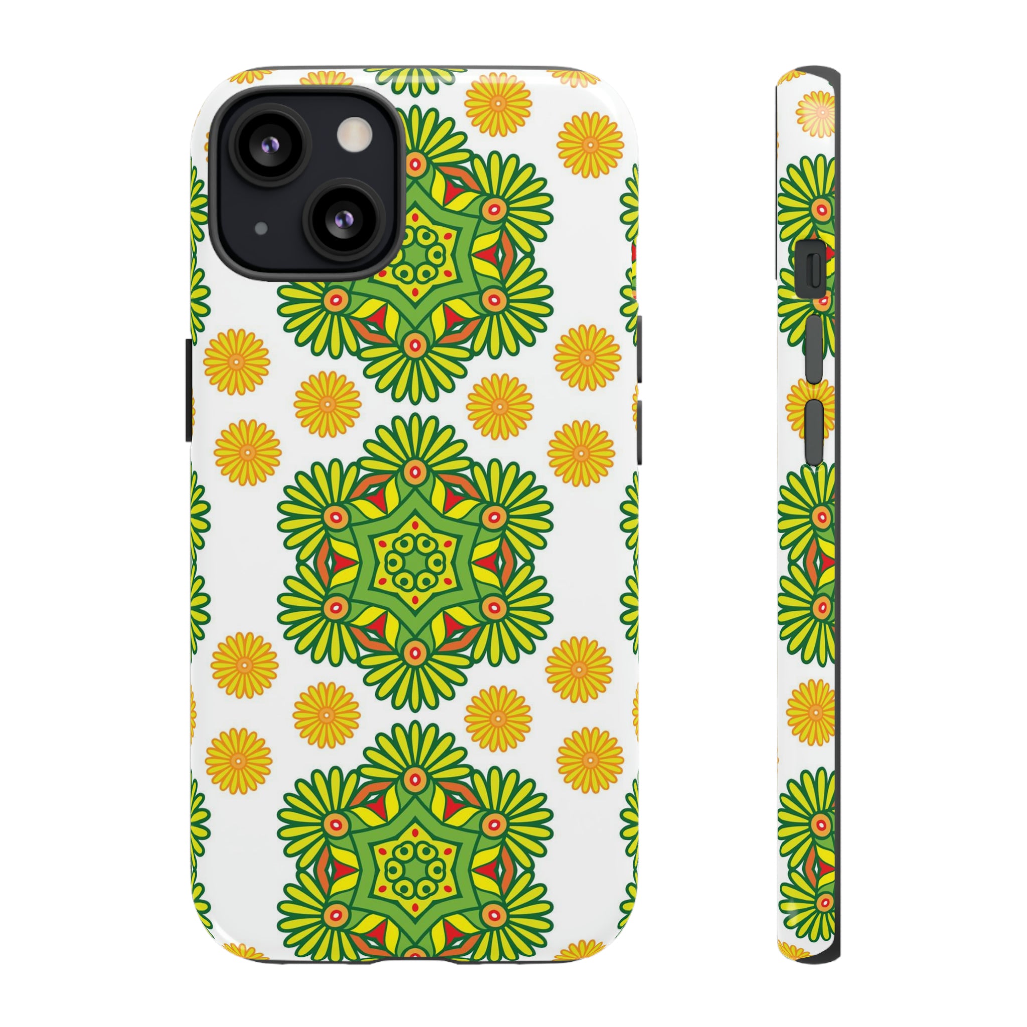 Lime Mandela - Protective Phone Case