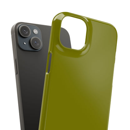 Olive iPhone 15 - Slim Phone Case