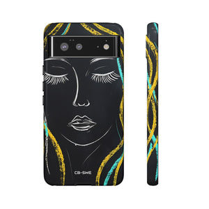 Vivid Minimalist Portrait - Google Pixel Case