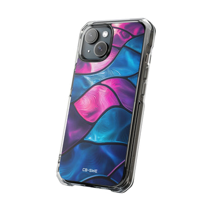 Shimmering Waves Flow iPhone Case - Impact