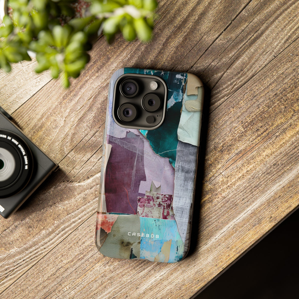 Textured Fabric Fusion - Protective Phone Case