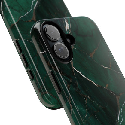 Emerald Veins Flow - iPhone Case