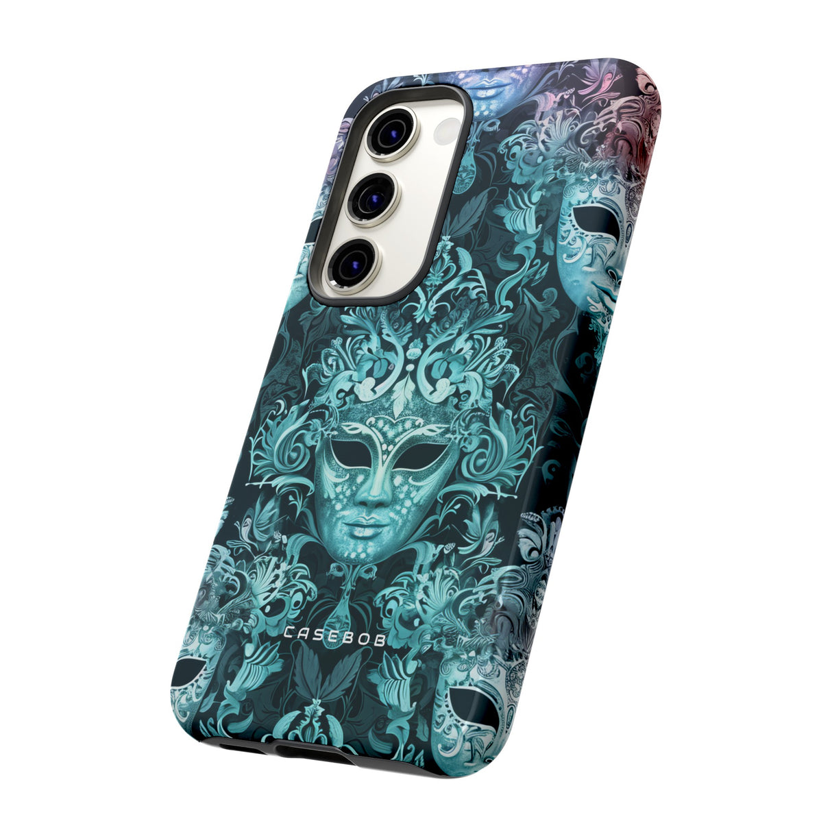 Venetian Mask Pastel Elegance - Protective Phone Case