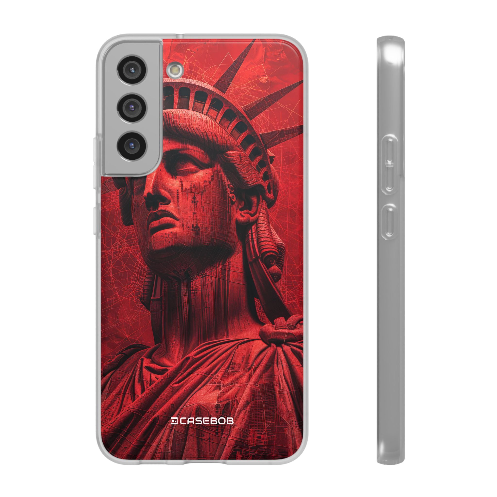 Red Liberty Revolution | Flexible Phone Case for Samsung Galaxy