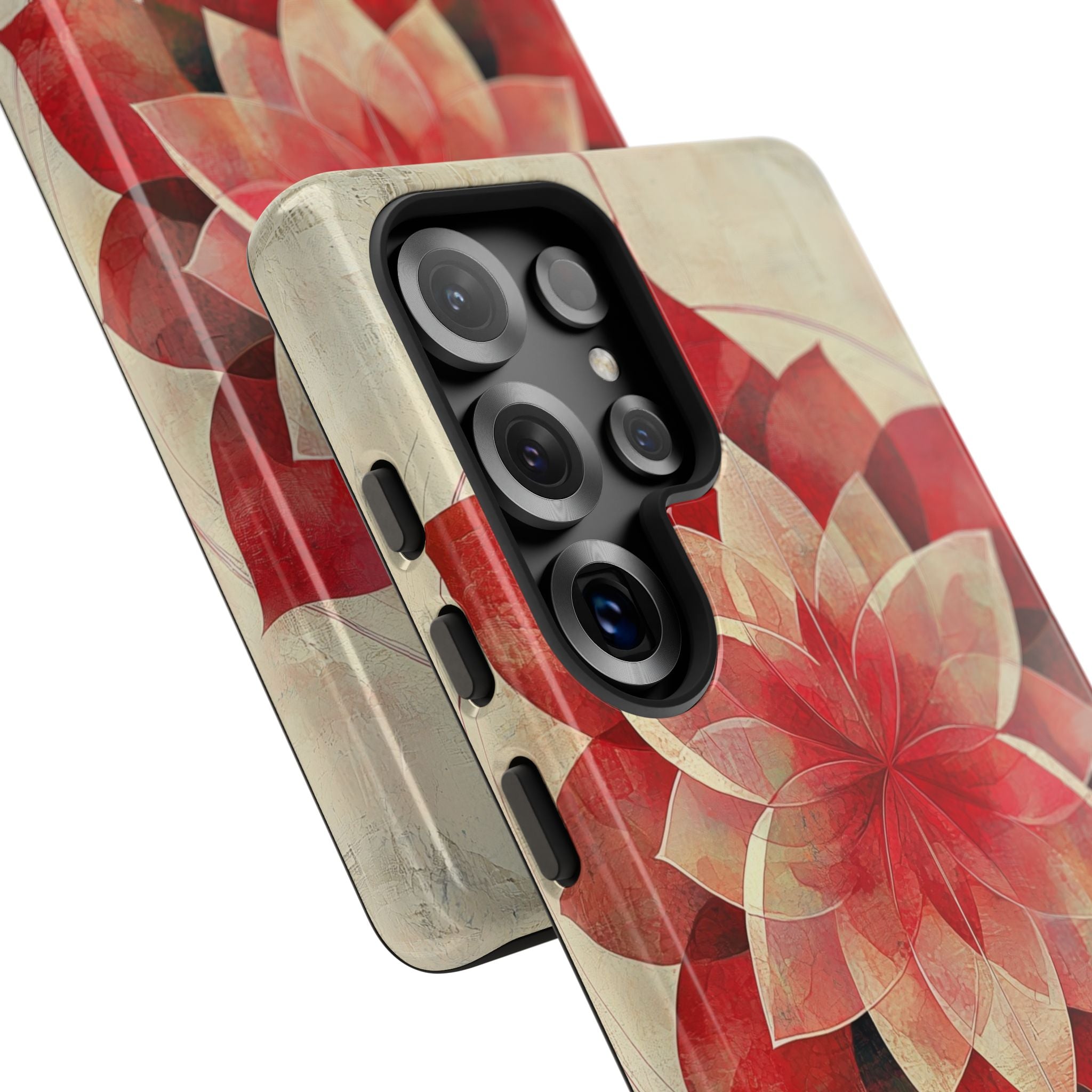 Crimson Bloom Samsung S25 Ultra Case - Tough