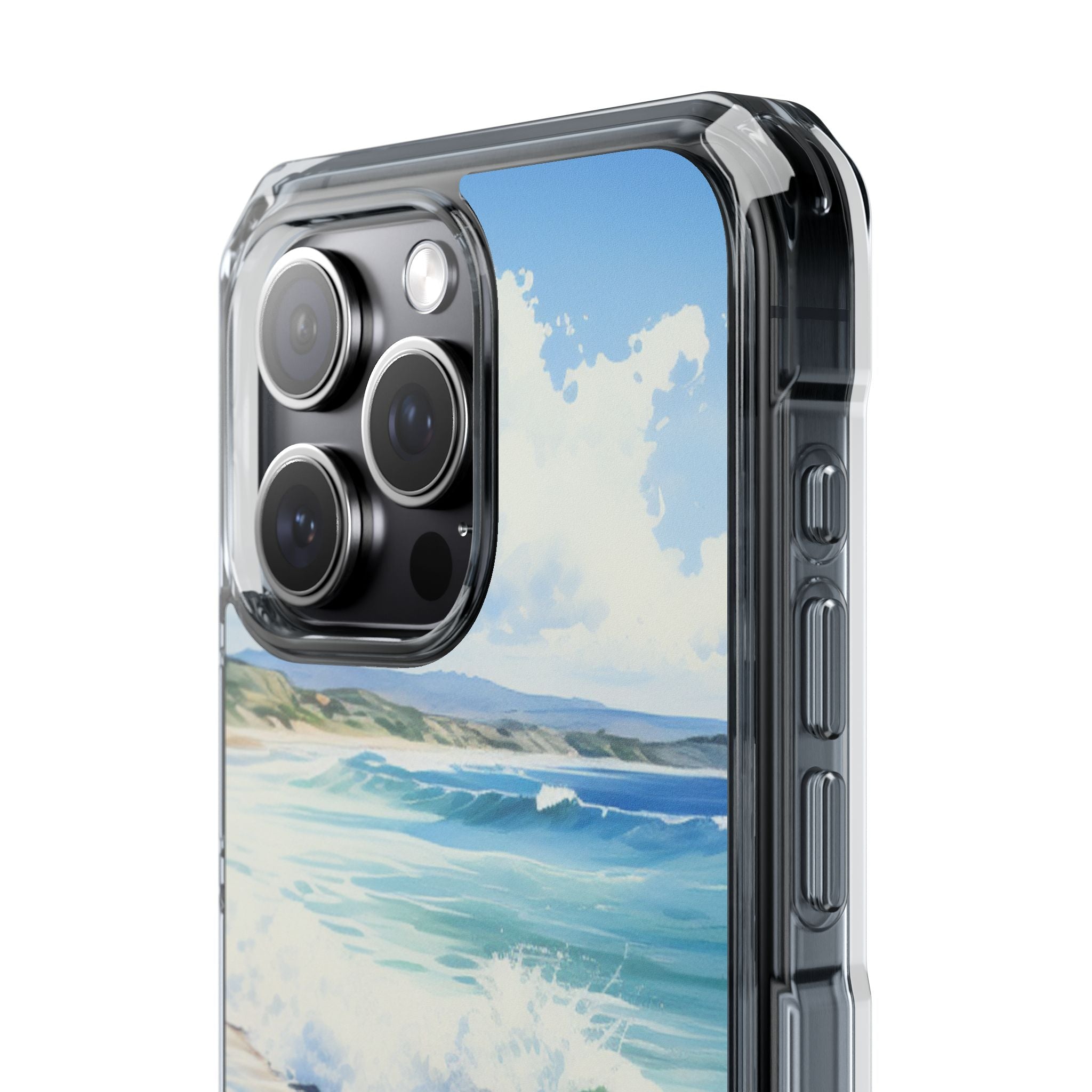 Foamy Wave Breeze iPhone 15 Pro Max Case - Impact