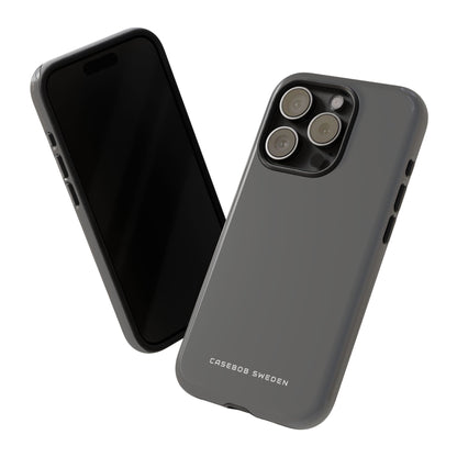 Dim Gray iPhone 15 - Tough Phone Case