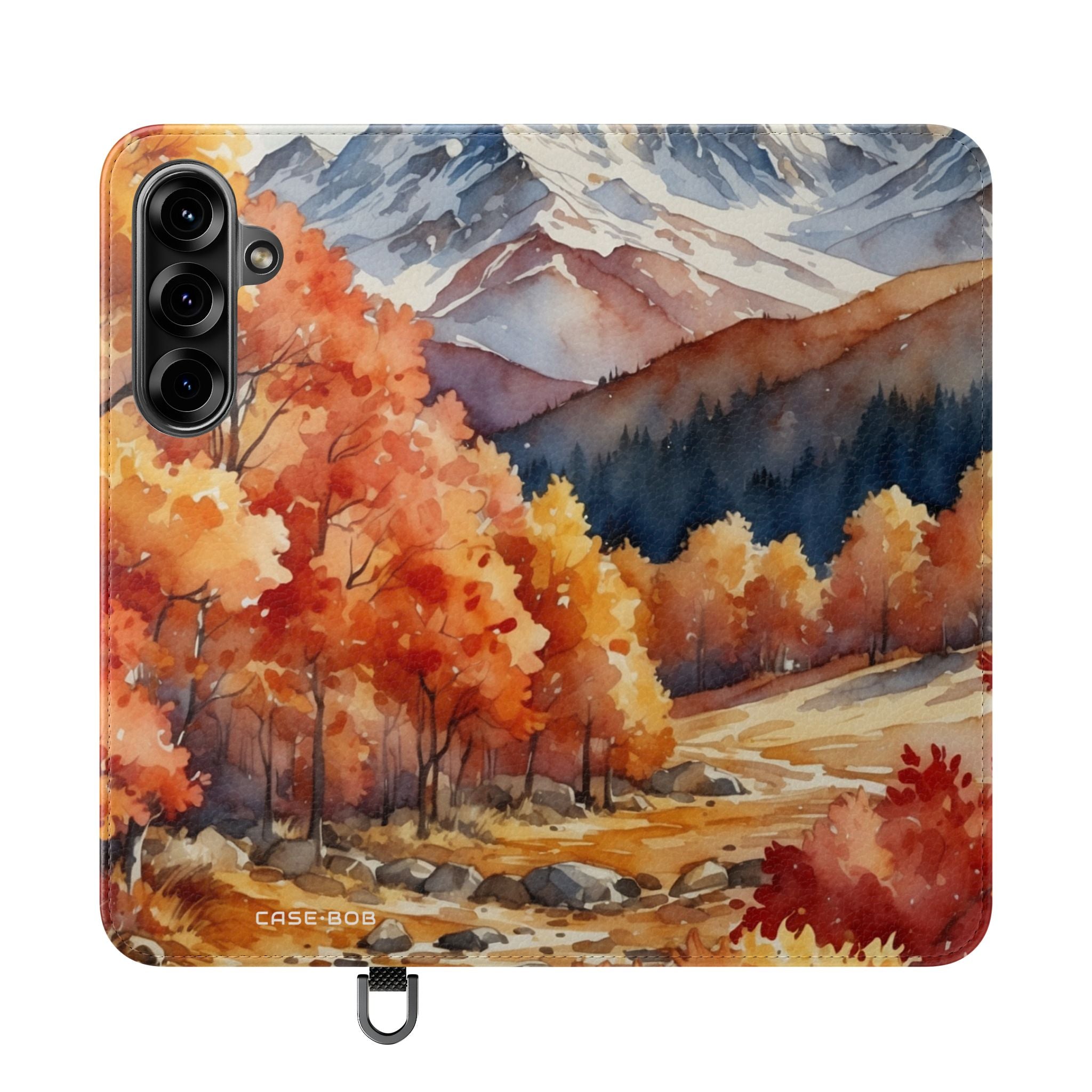 Syksyn vuori - Samsung S25+ Case - lompakkotyyppinen