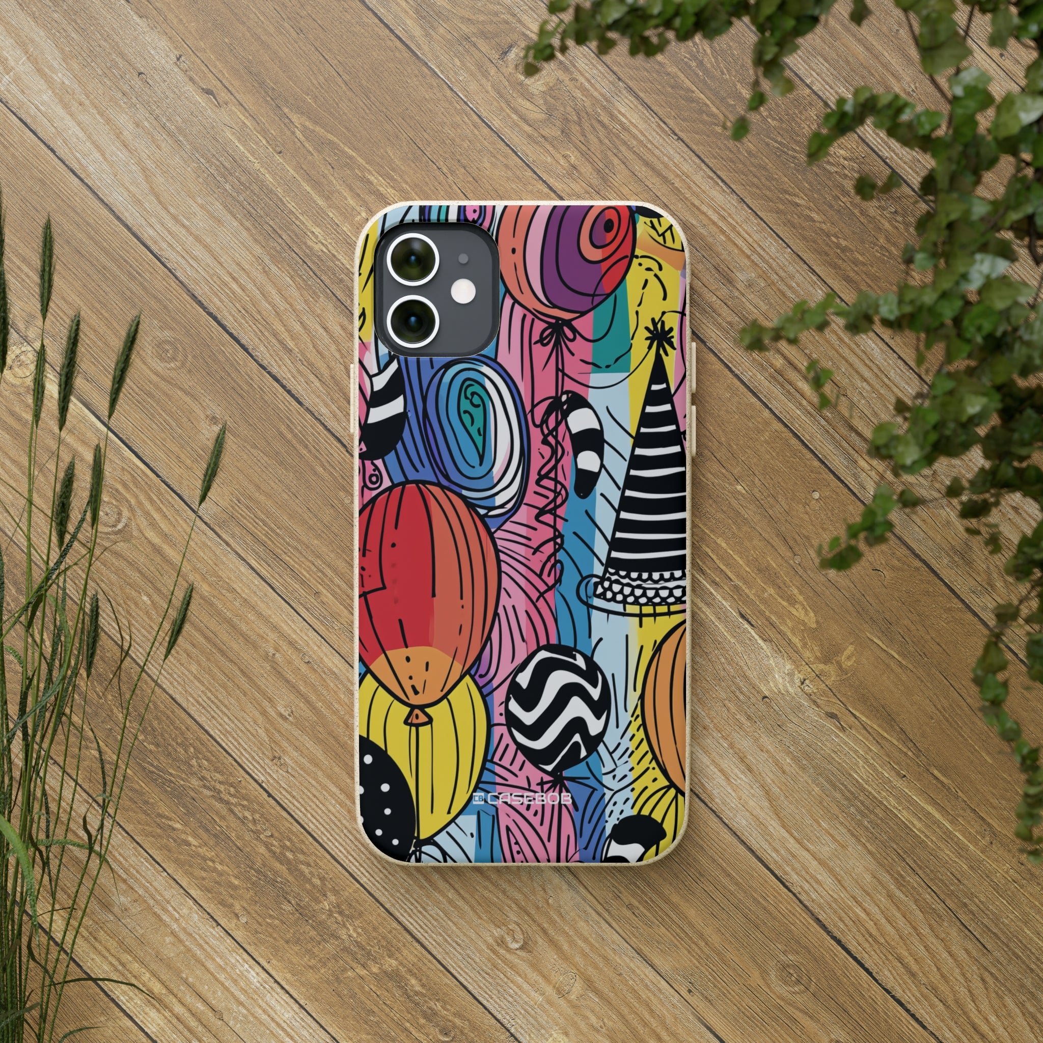 Vibrant Party Whimsy | Biodegradable Phone Case