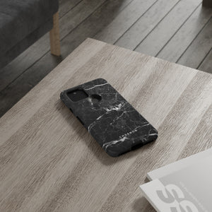 Black Marble - Protective Phone Case