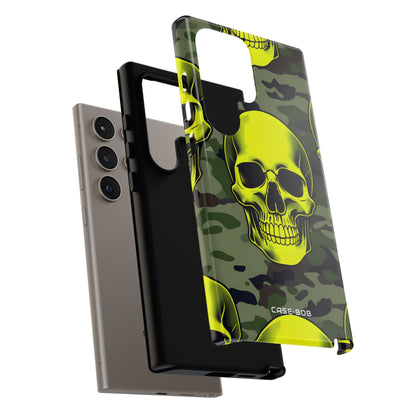 Neon Skull Camo Samsung S24 Ultra Case - Tough