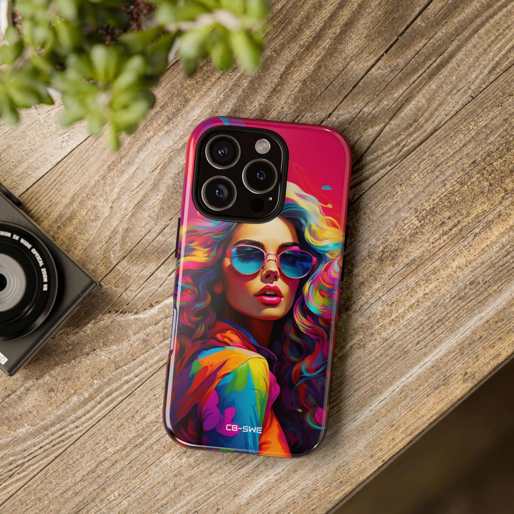 Surreal Color Fusion - iPhone Case