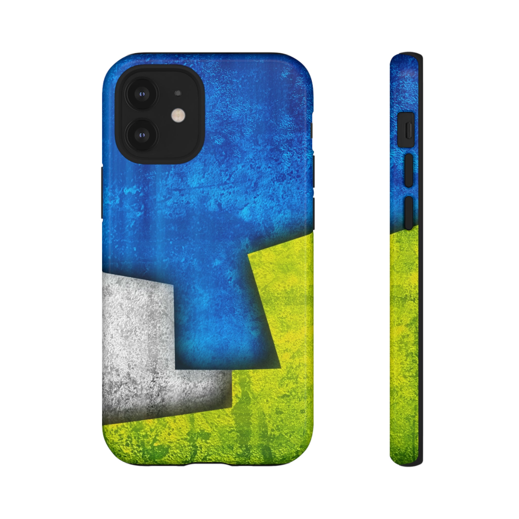 Blue Abstract Art - Protective Phone Case