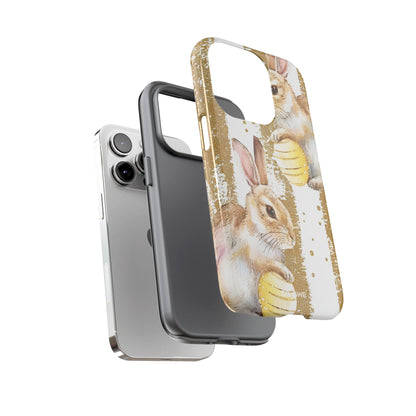 Bunnies Hold Eggs - iPhone Case