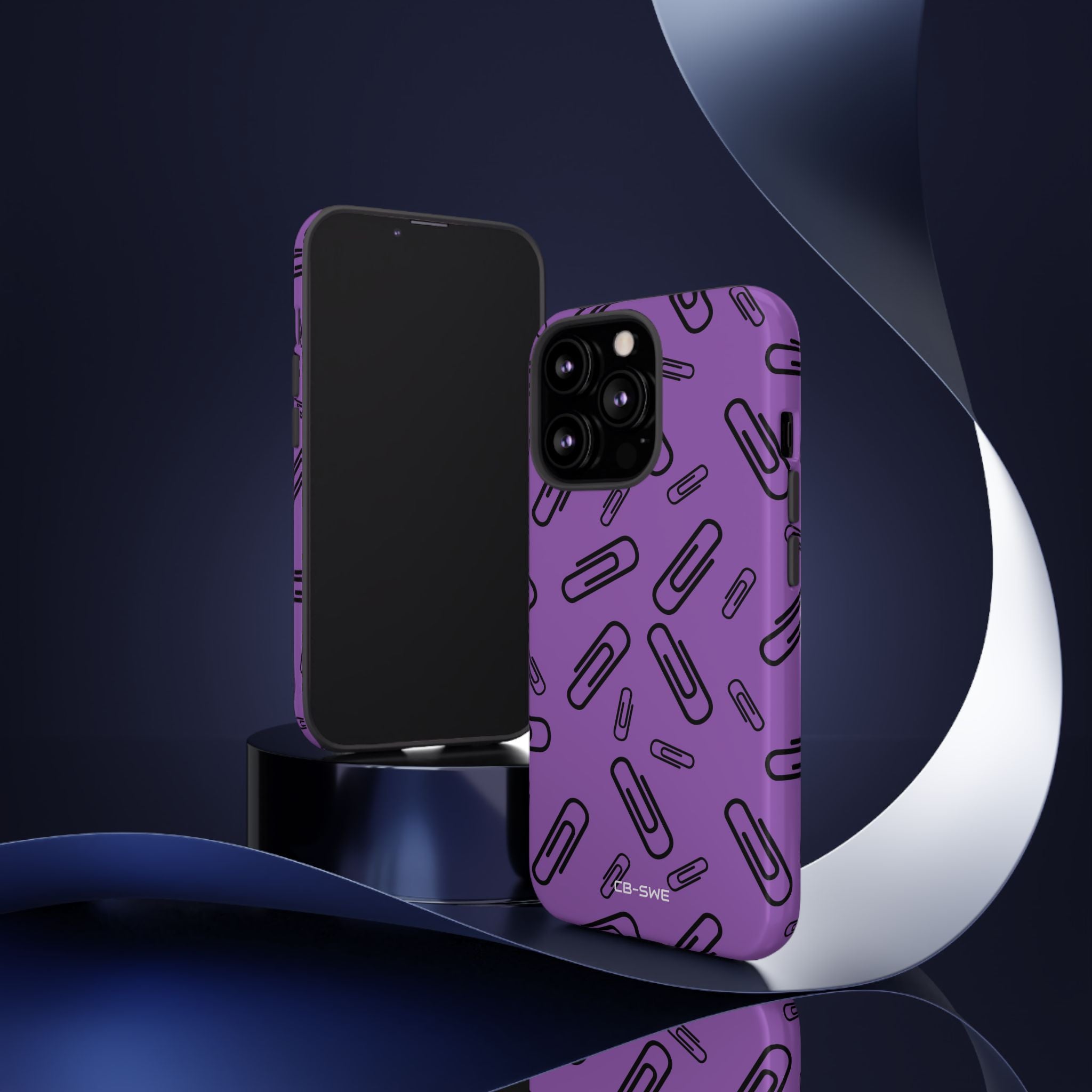 Paperclips Dance Playfully - iPhone Case