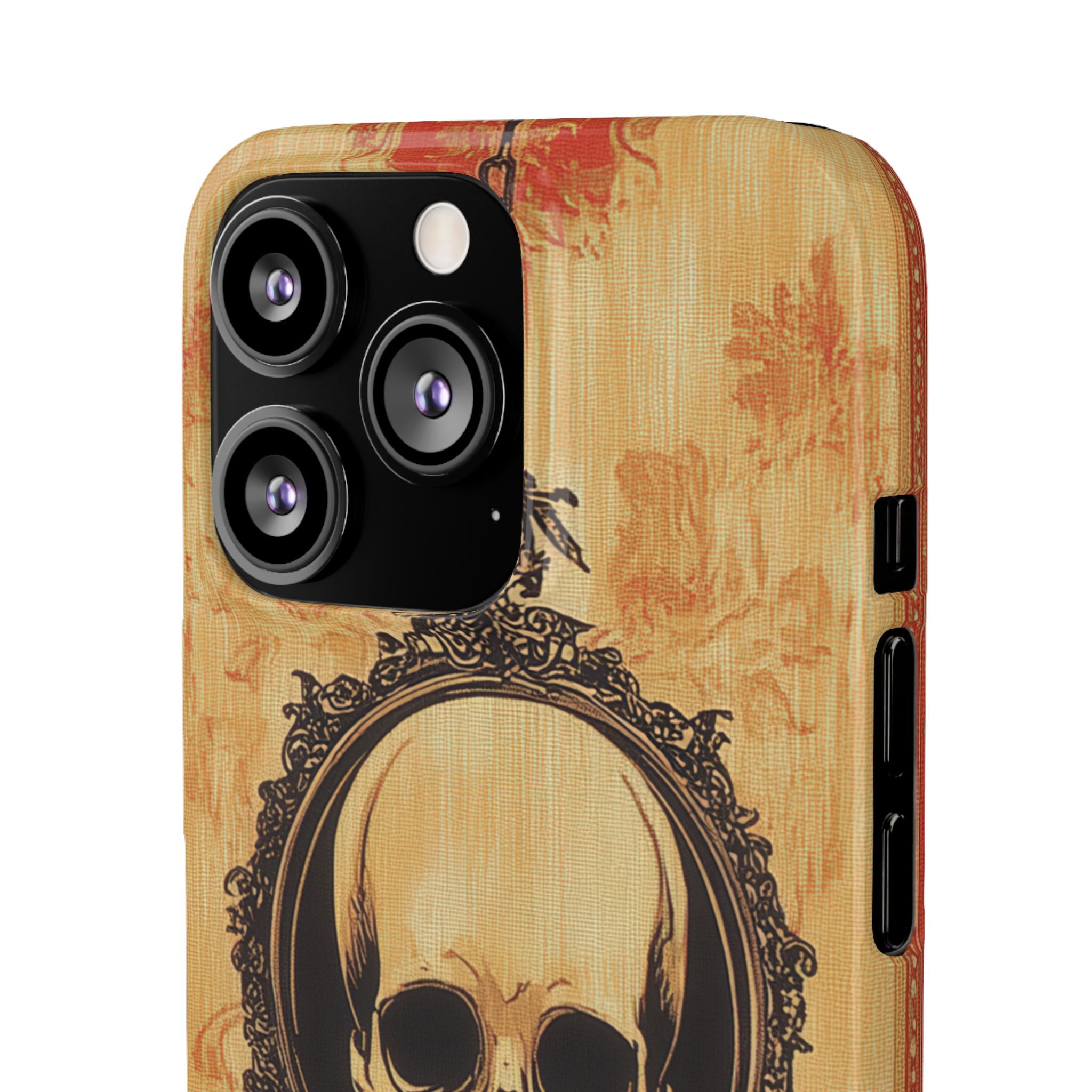 Gothic Skull Elegance iPhone 13 - Slim Phone Case