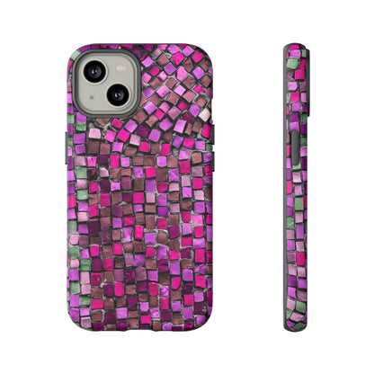 Purple Mosaic - Protective Phone Case