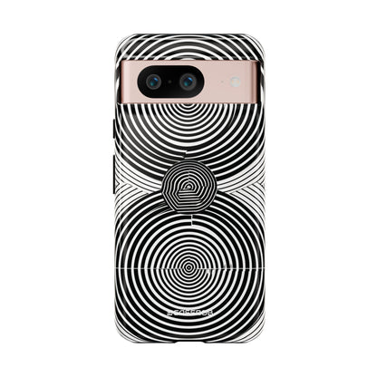 Dynamische Tiefe: Schwarz-Weiß-Op-Art – für Google Pixel 8